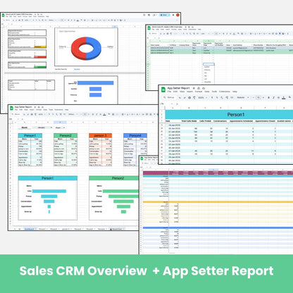 Lead Generation CRM, App Setter & Performance Report Bundle